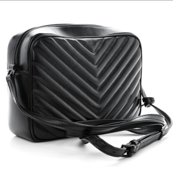 Yves Saint Laurent Lou Mattelassé Medium Camera Bag w/ Tassels - Picture 9 of 9